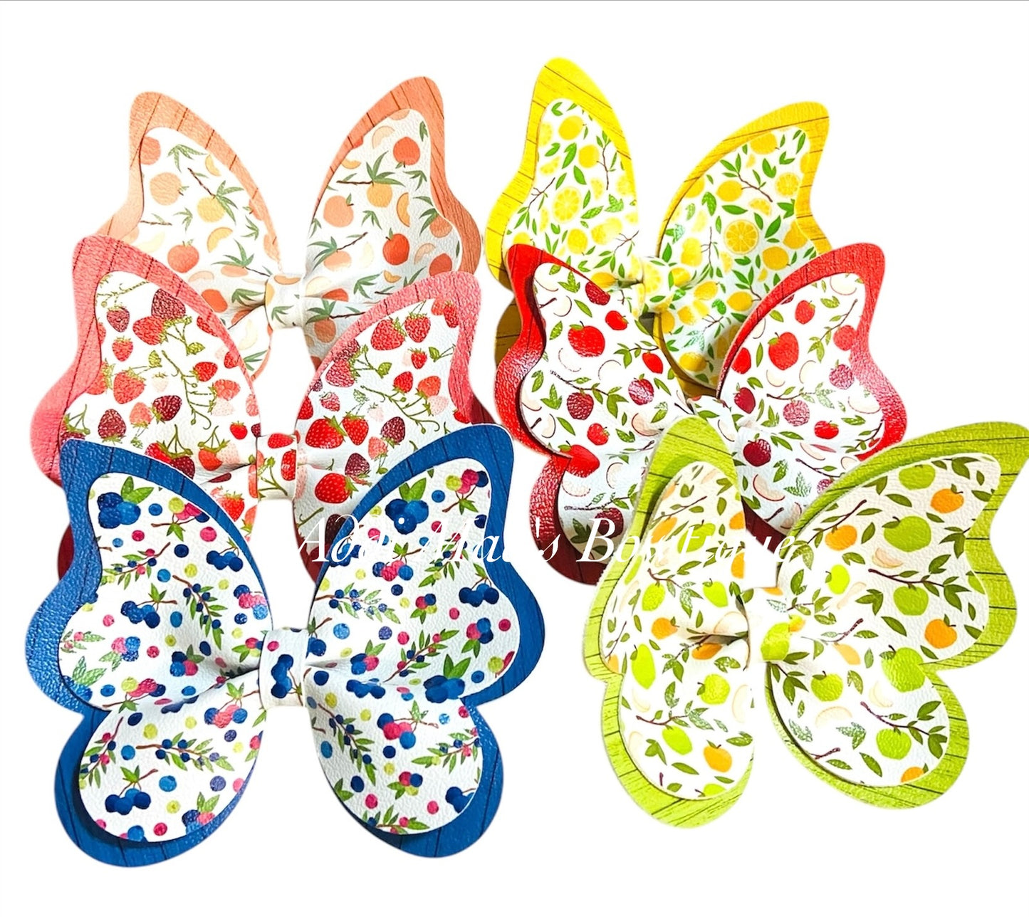 Summer Fruits Butterfly Bow