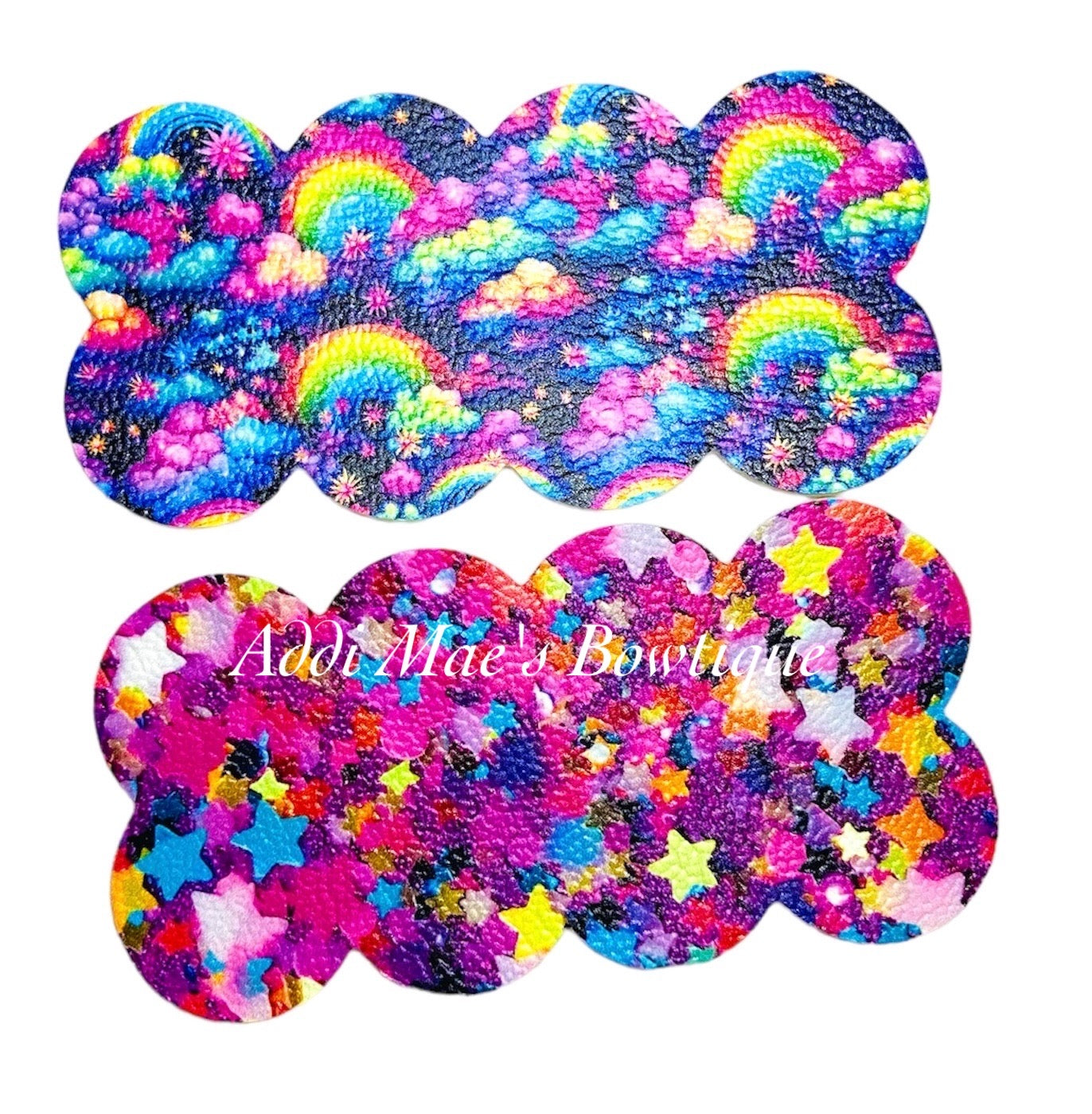 Rainbow Stars Snap Clip Set