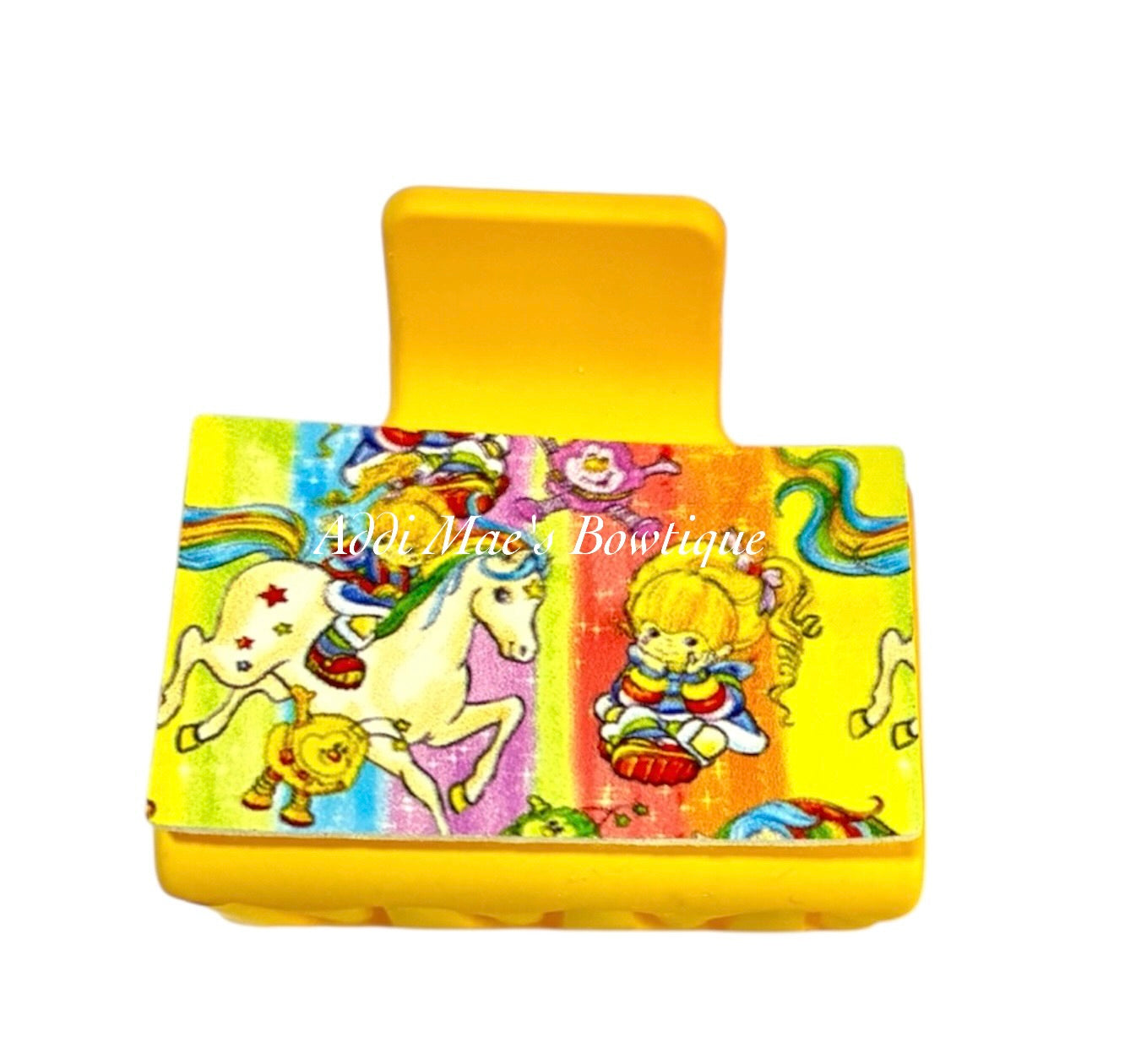 Rainbow Girl Small Claw Clip