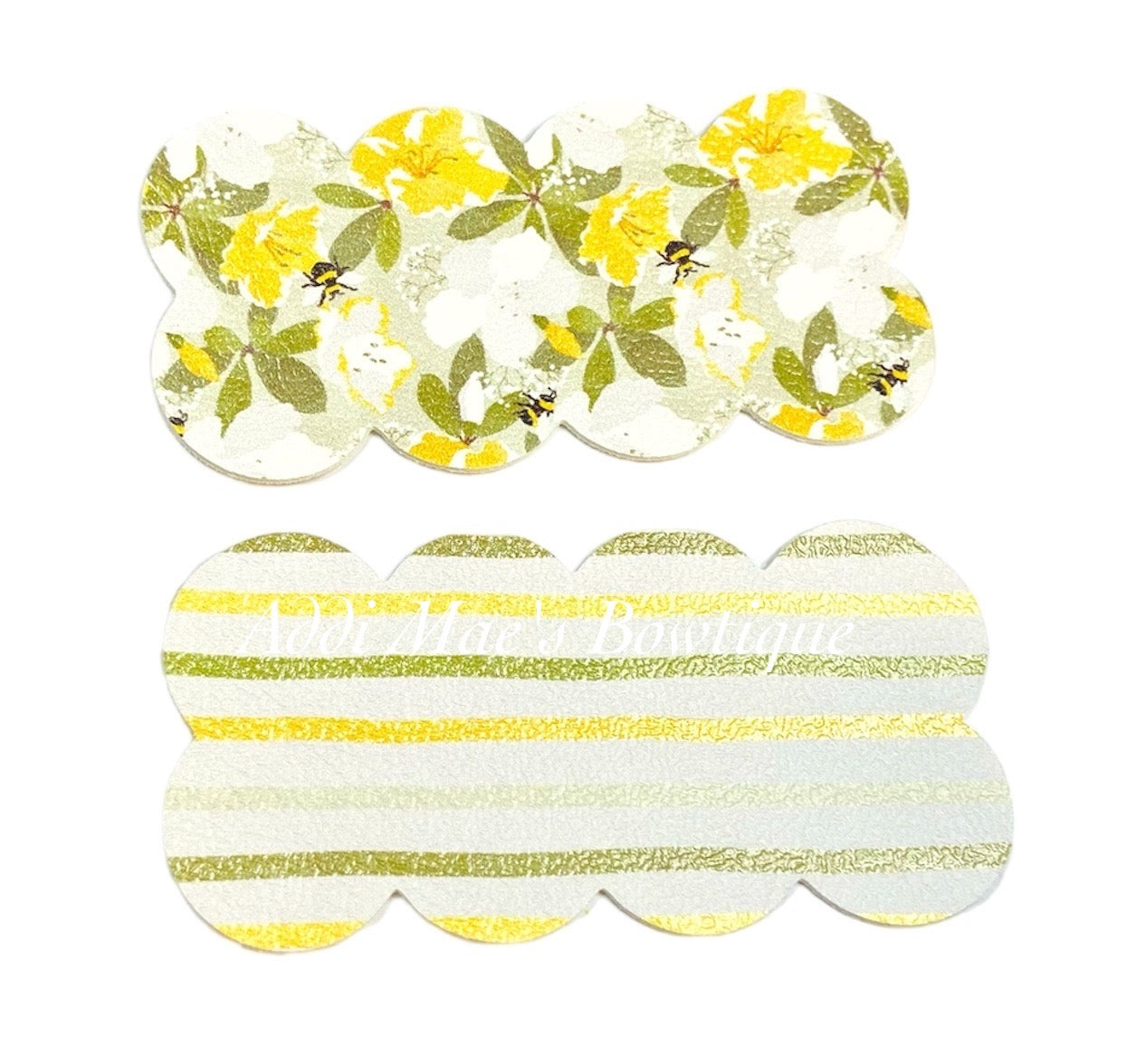 Azaleas & Bumblebees Floral Snap Clip Set
