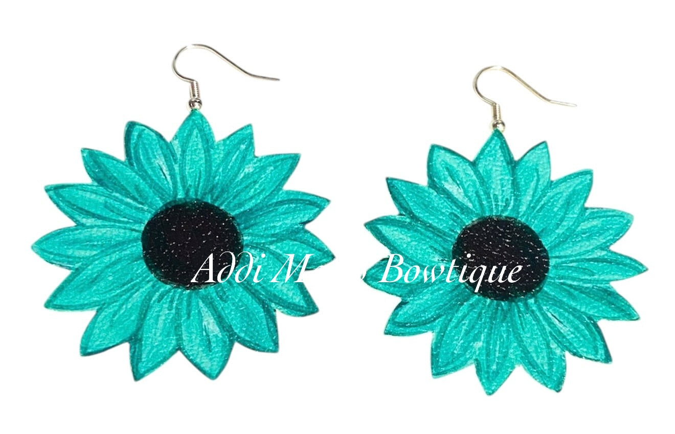 Sunflower Dangle Earrings