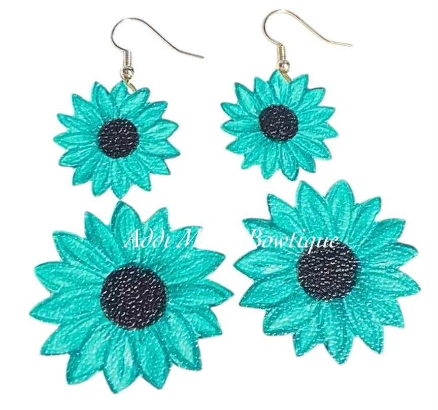 Sunflower Dangle Earrings