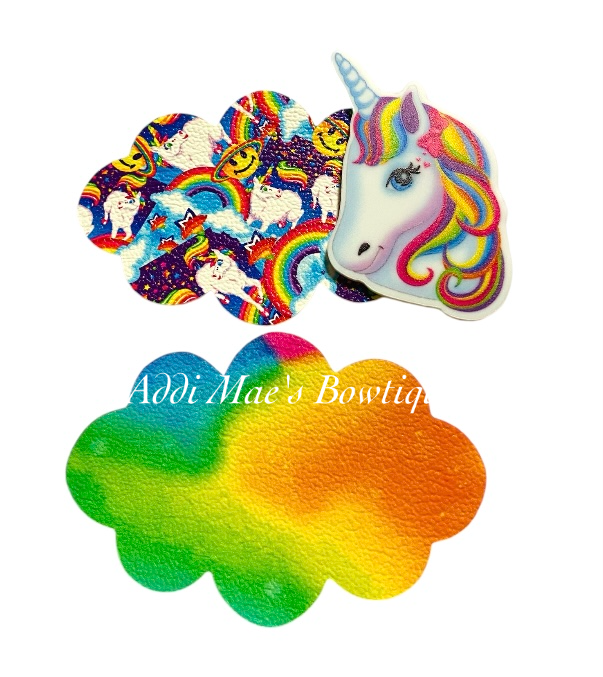 Rainbow Unicorn LF Snap Clip Set