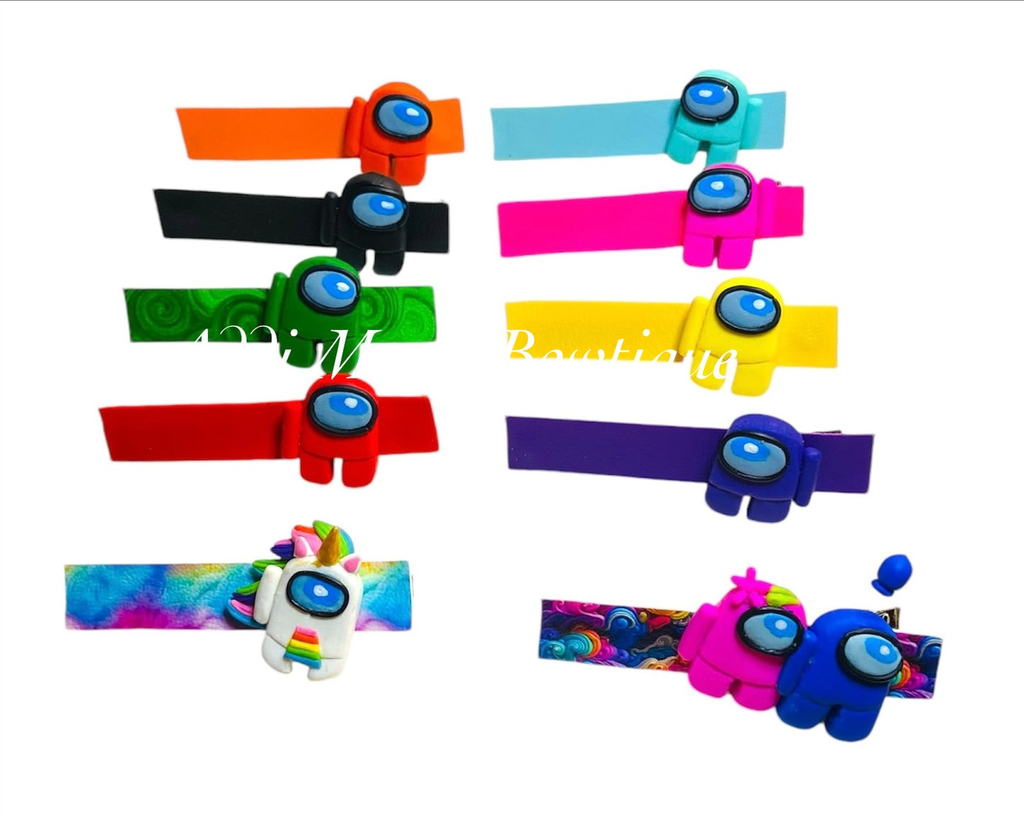 Video Game Space Crew Alligator Clip
