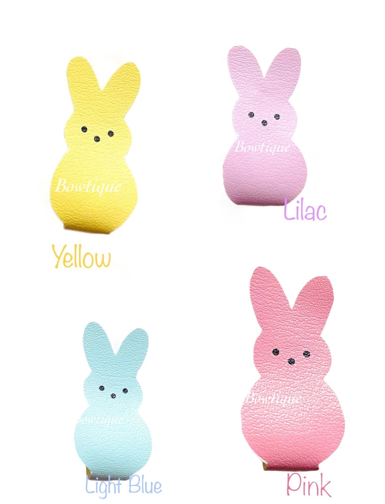 Marshmallow Bunny Easter Snap Clip