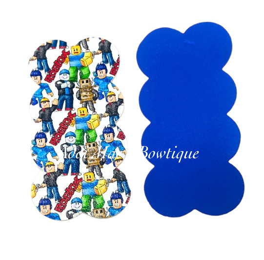 Robot Block Game Snap Clip Set