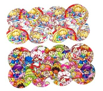 Strawberry Girl & Rainbow Girl Snap Clip Set