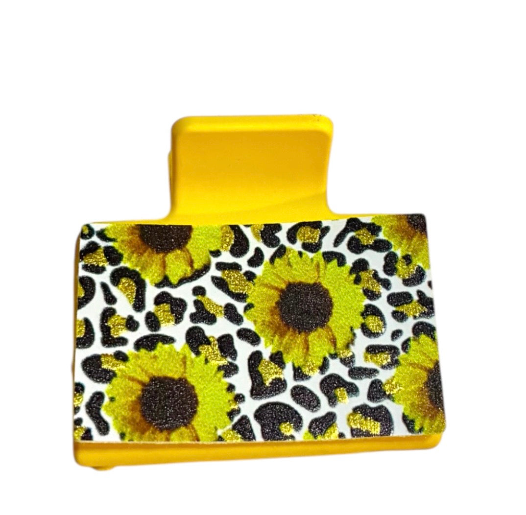 Sunflower Small Claw Clip