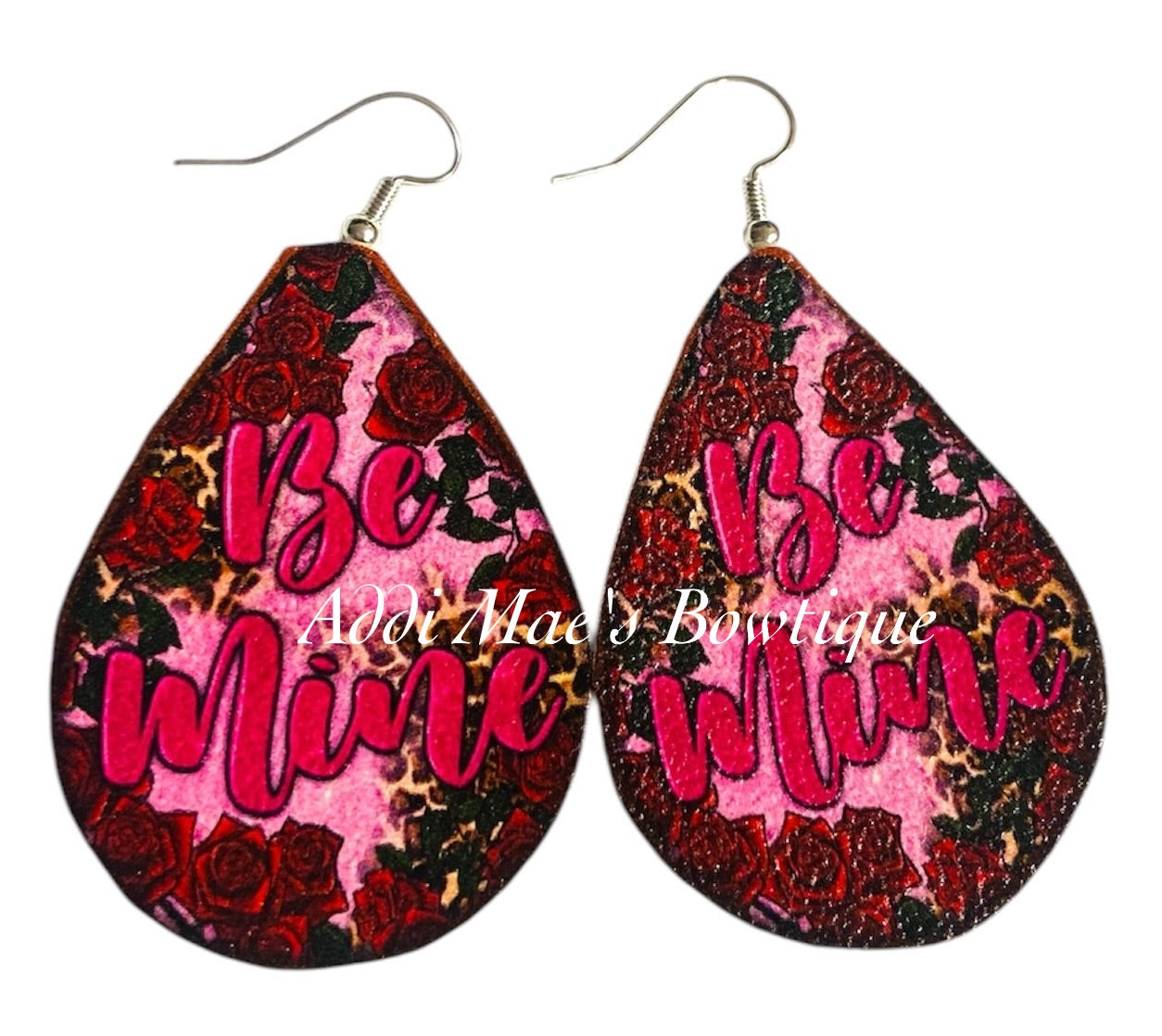 Be Mine Valentines Dangle Earrings