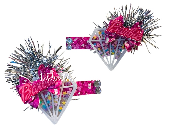 Glam Doll Diamond Shaker Alligator Clip Set