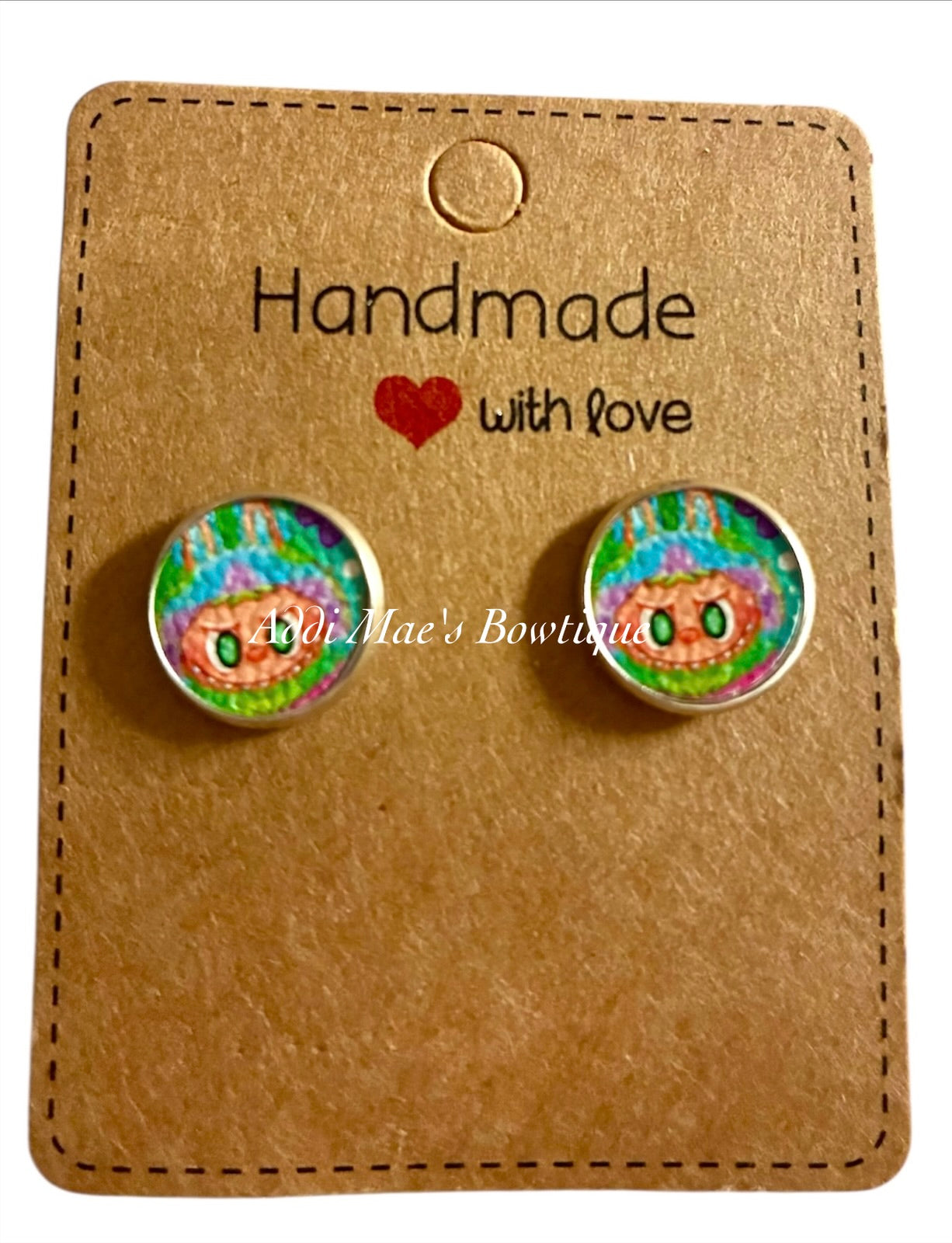 Bright Bubu 12 mm Stud Earrings