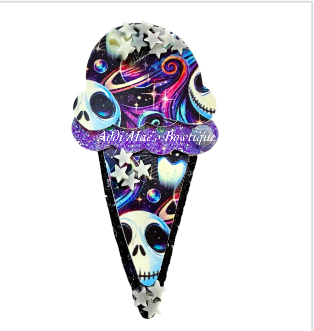 Jack Nightmare Ice Cream Cone Clip