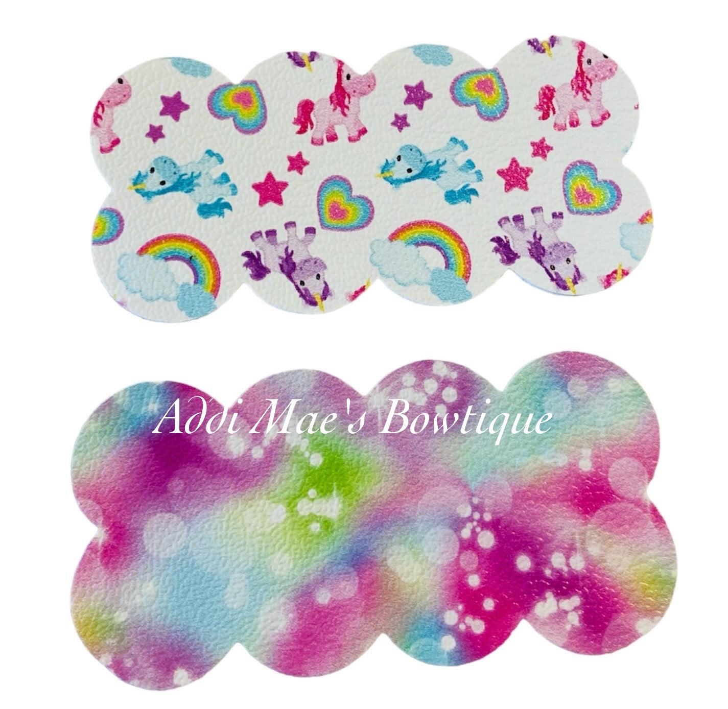 Rainbow Unicorn Snap Clip Set