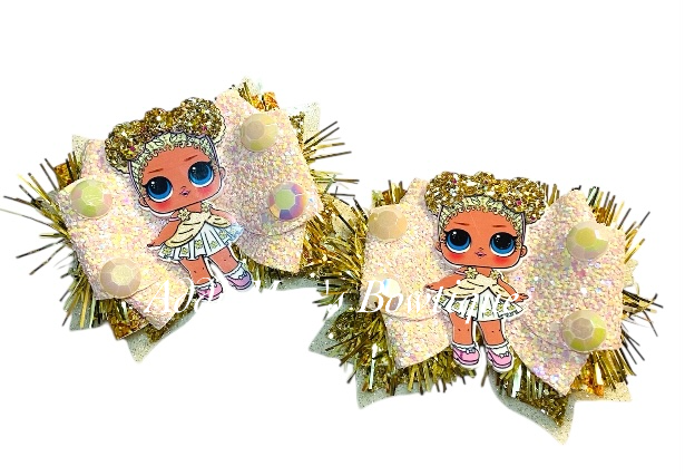 Glitter Girl Dolls Piggy Bow Set
