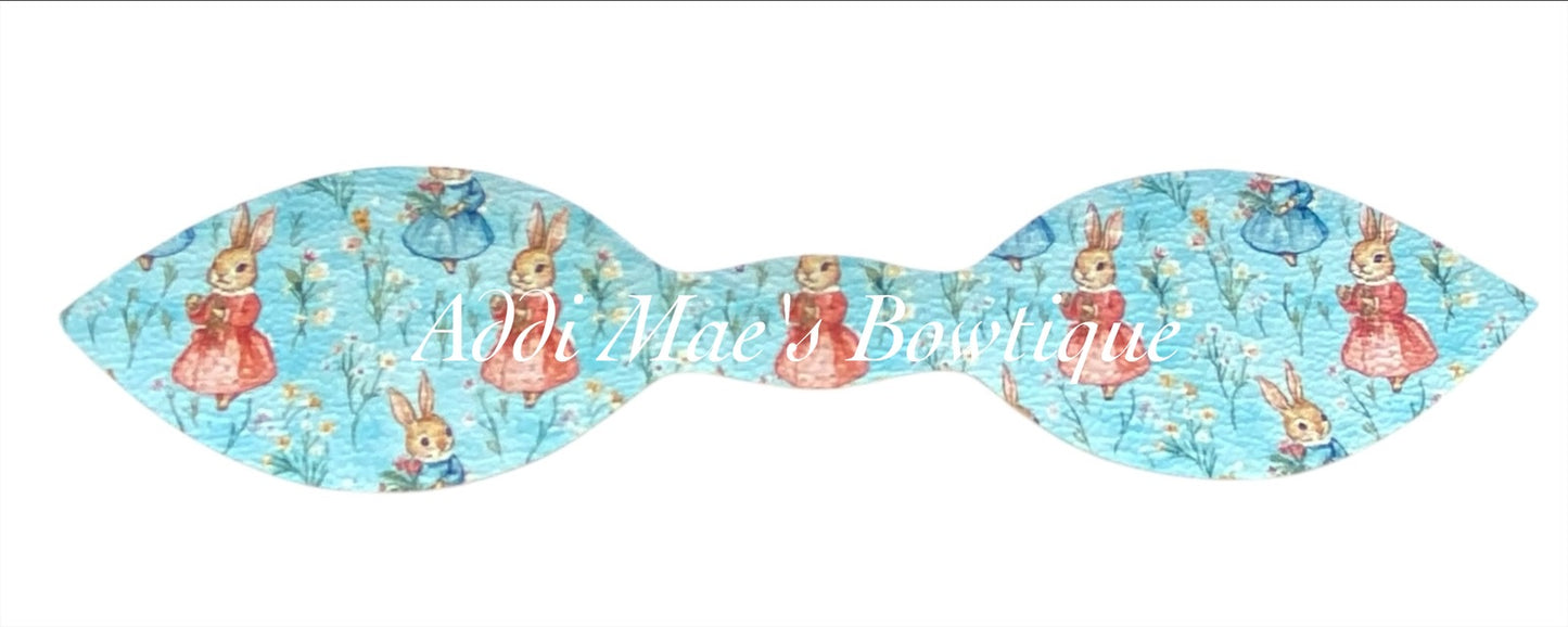 Vintage Girl Bunny Top Knot Pony / Clip