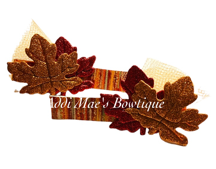 Fall Leaves Alligator Clip Set
