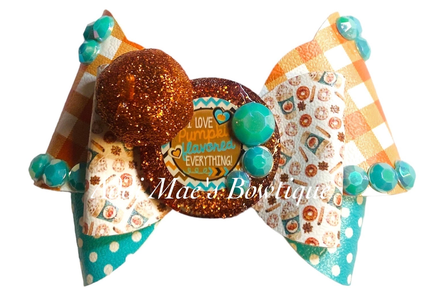 Pumpkin Spice Fall Bow