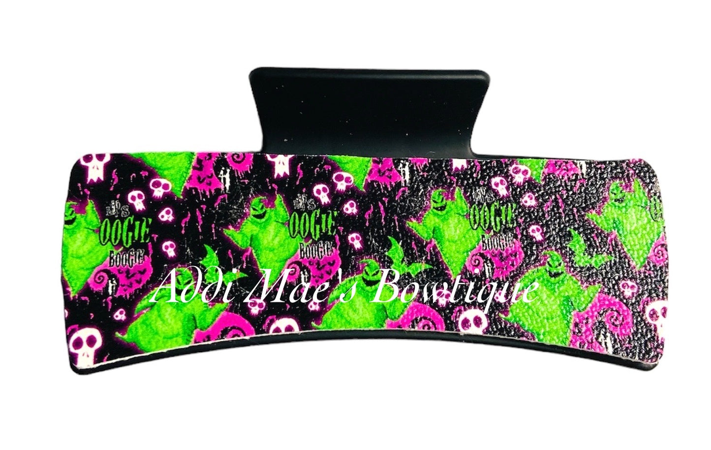 Green Boogie Man Halloween XL Claw Clip