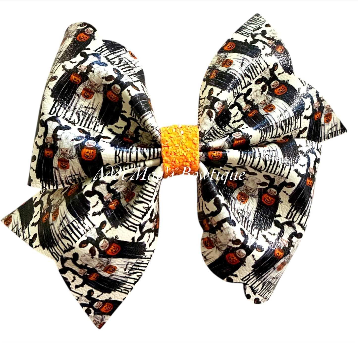 Bull Sheet Halloween Cow Bow