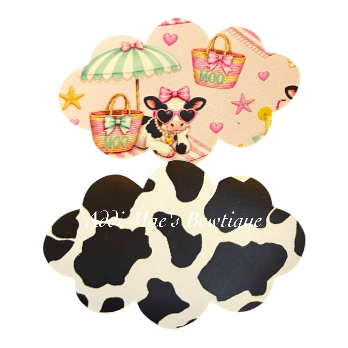 Beach Cows Snap Clip Set