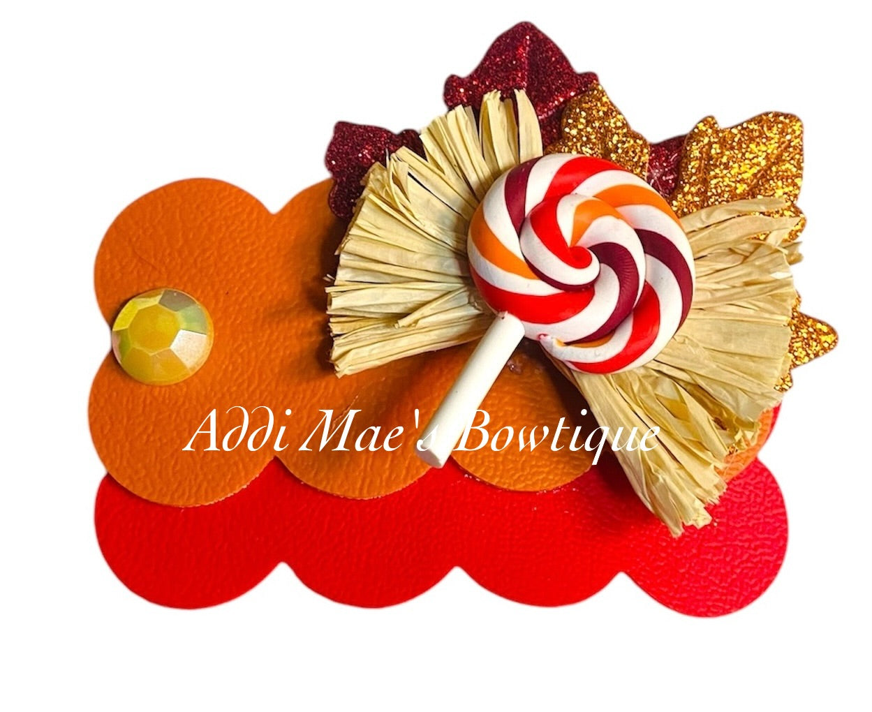 Fall Lollipop Large Clip