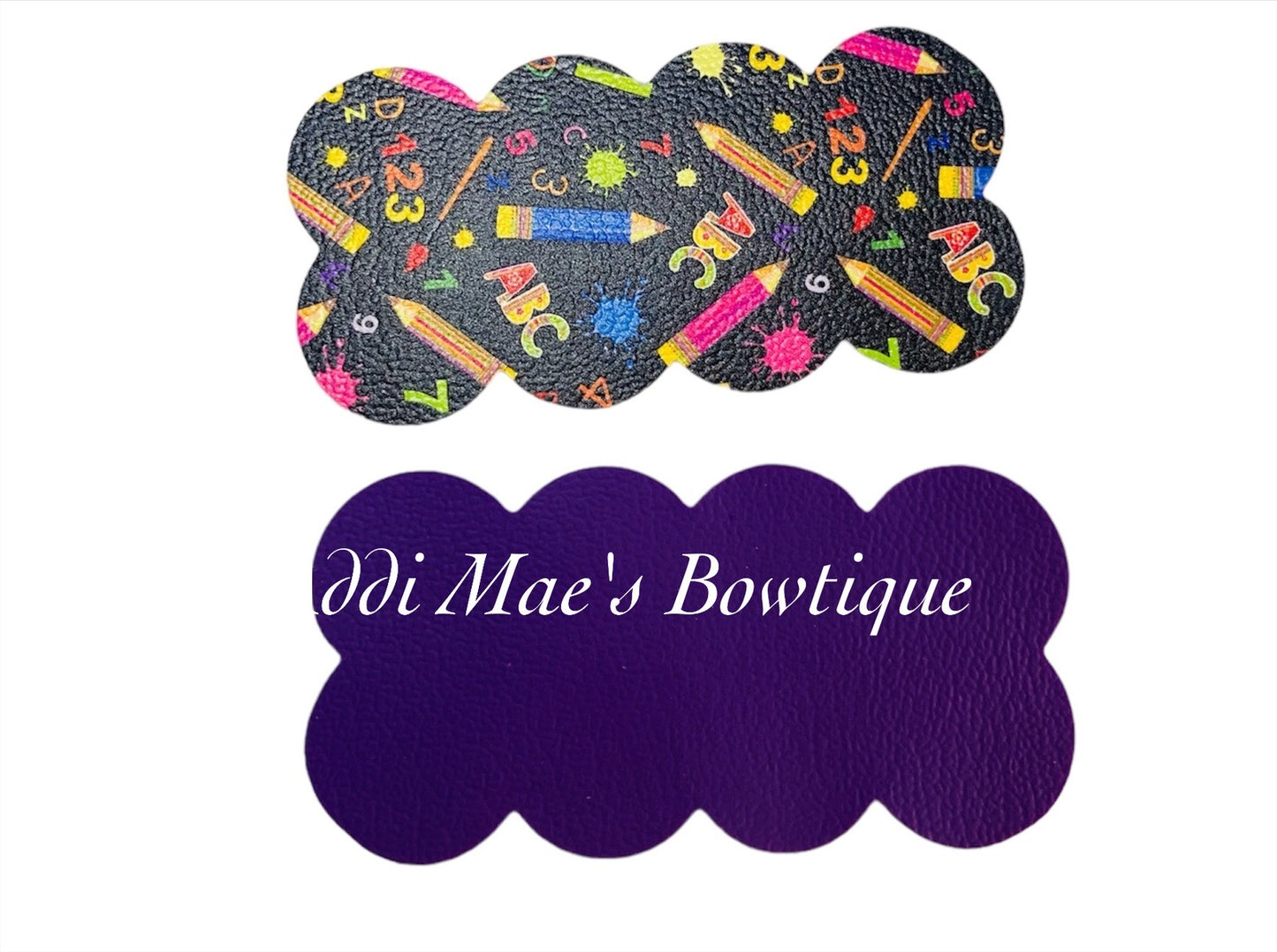 School Supplies Snap Clip Set