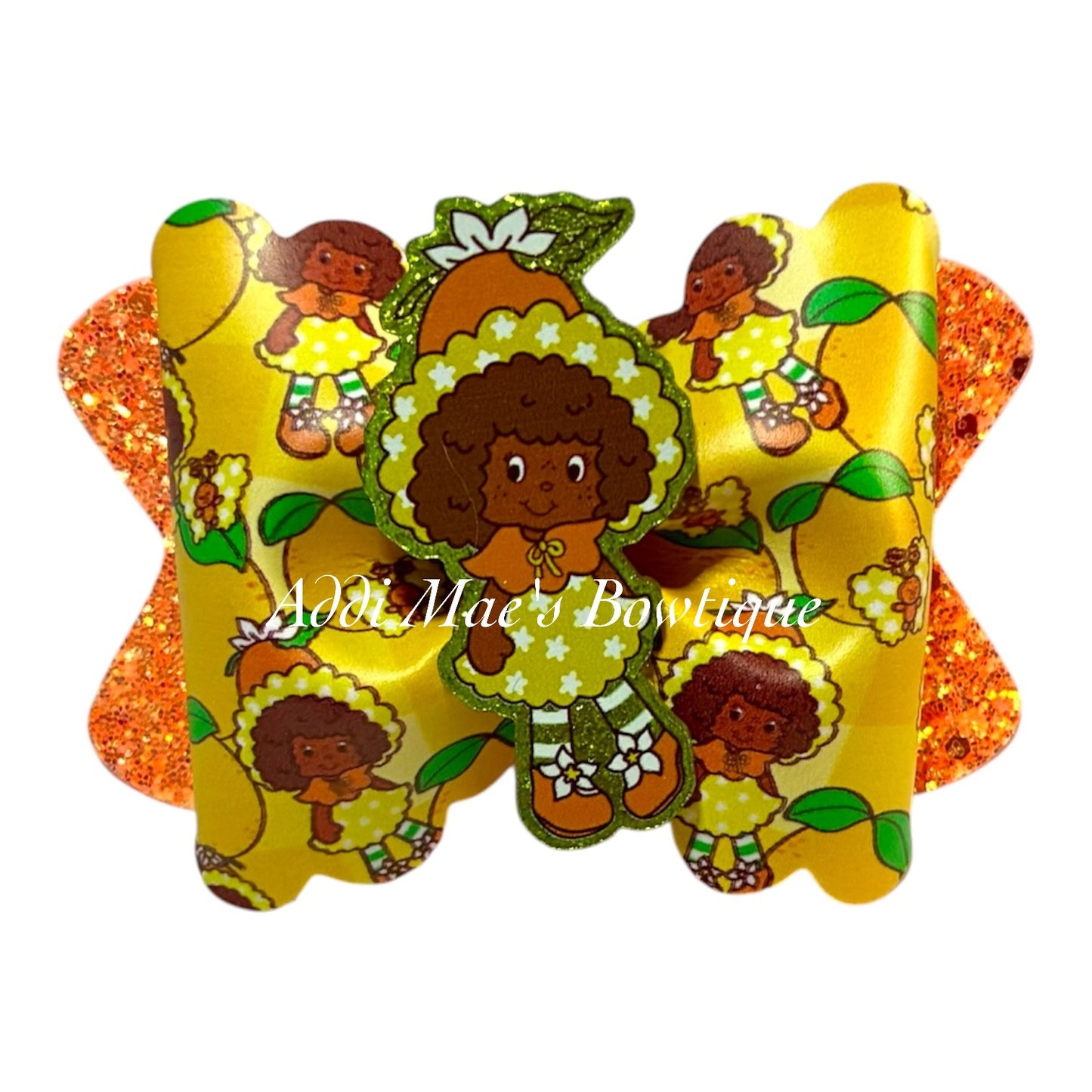 Orange Girl Bow
