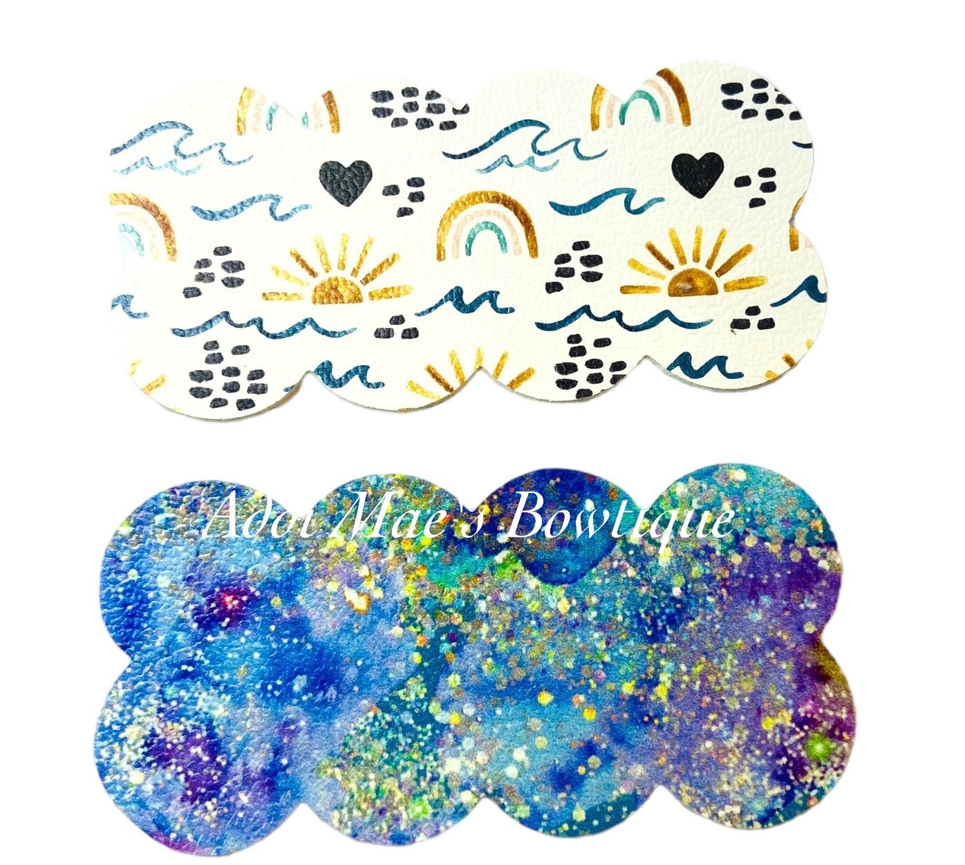 Boho Rainbow Sun Snap Clip Set