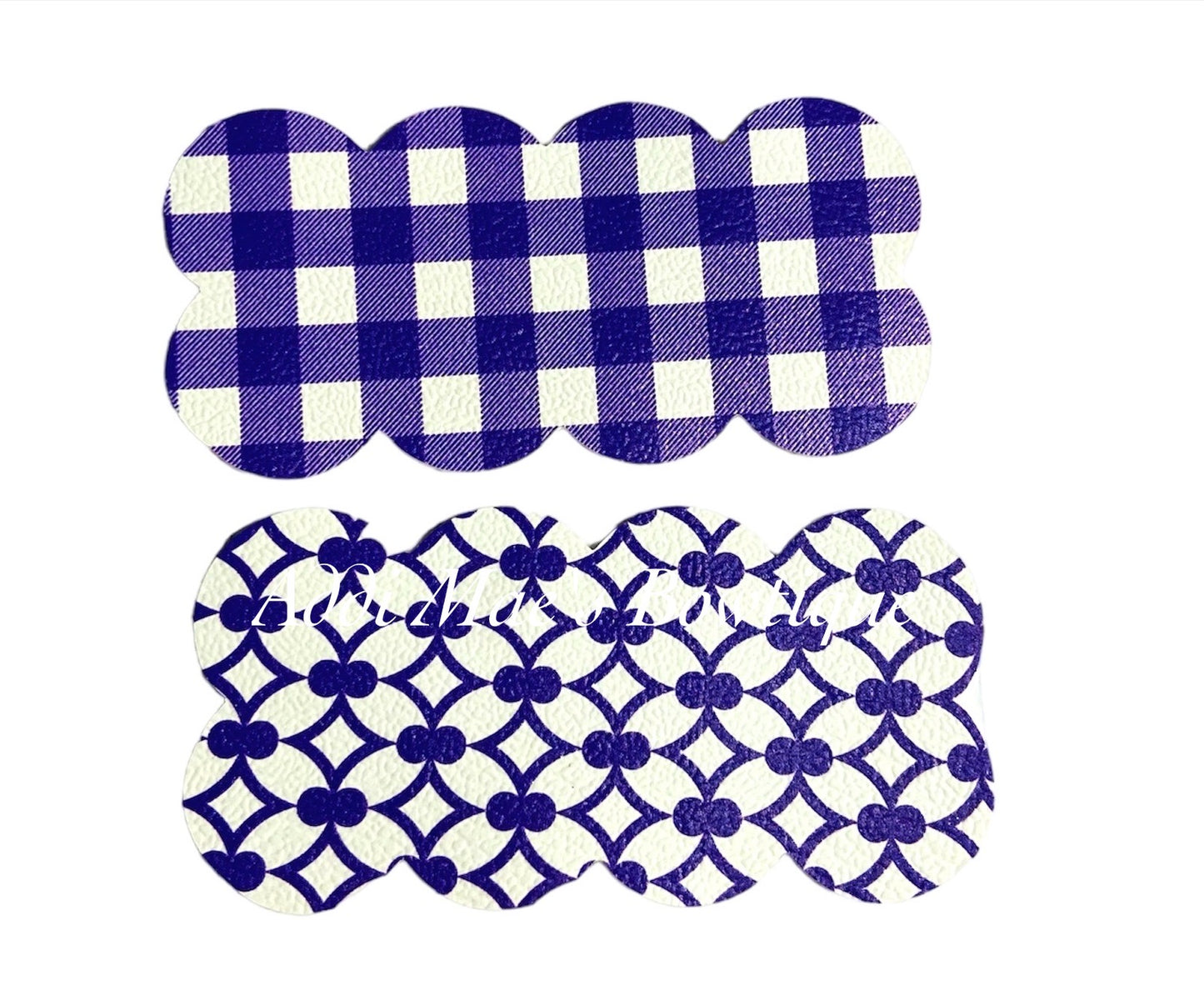 Purple Patterns Snap Clip Set
