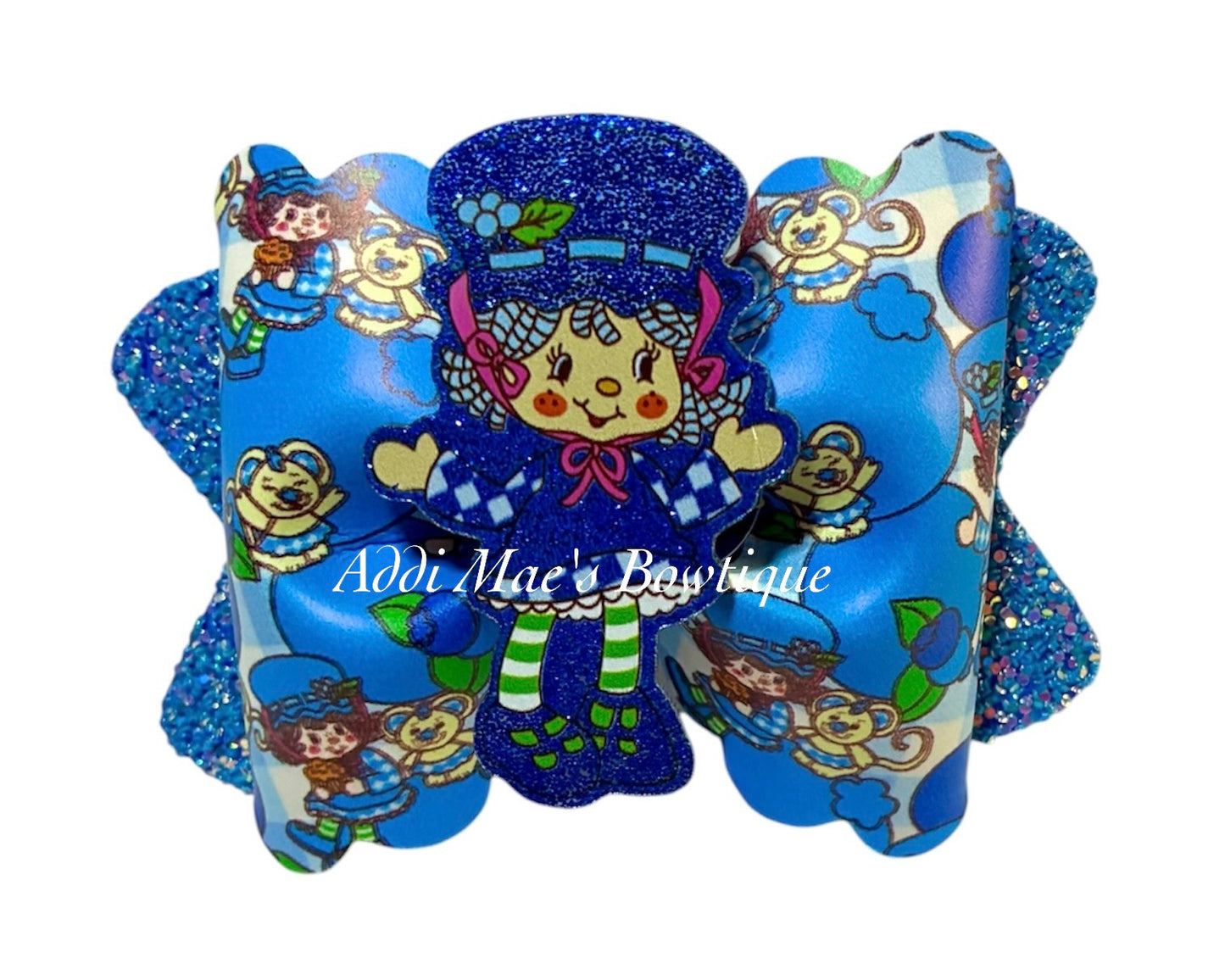 Blueberry Girl Bow