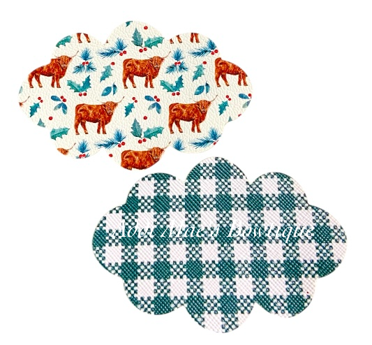 Christmas Highland Cows Snap Clip Set