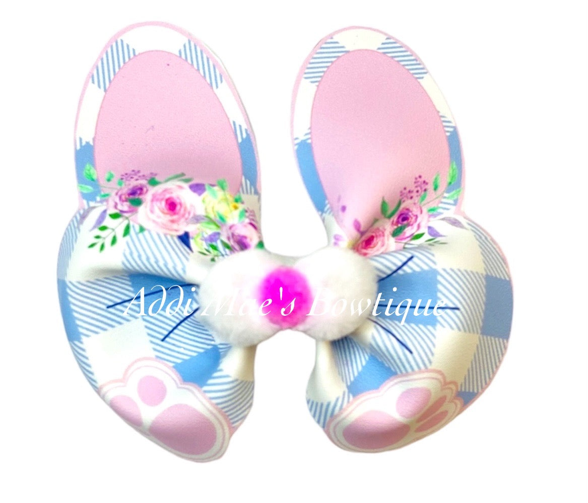 Easter Bunny Face 3” Bow