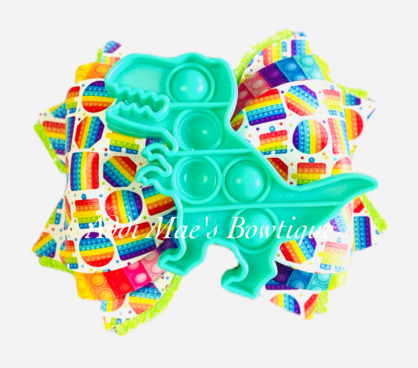 Dinosaur Bubble Toy Bow
