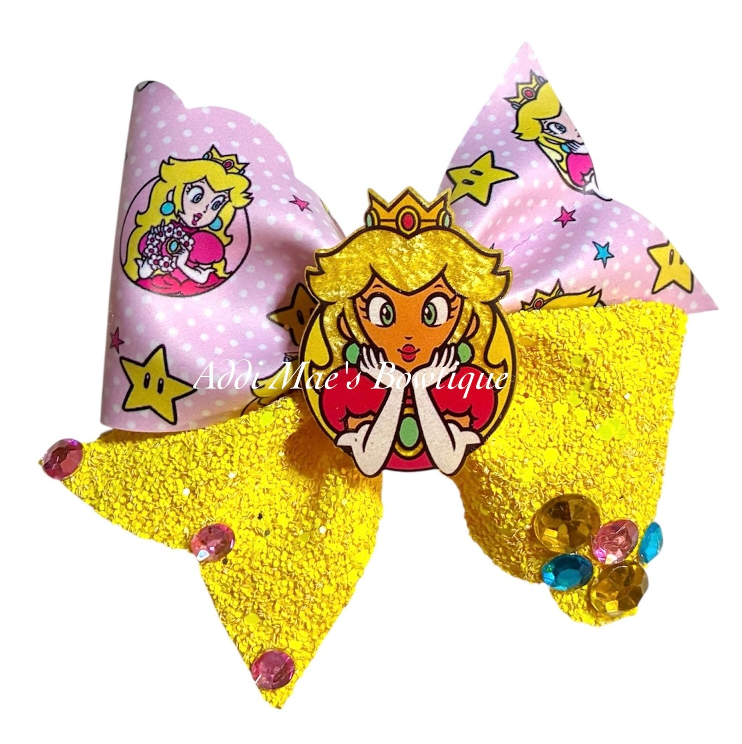 Peach Video Game Princess Bow