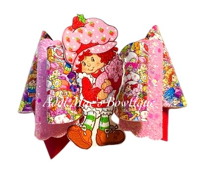 Strawberry Girl Bow