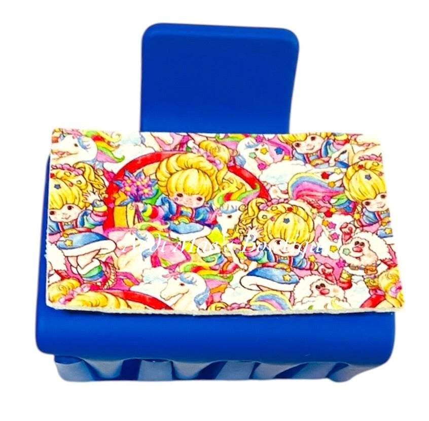 Rainbow Girl Small Claw Clip