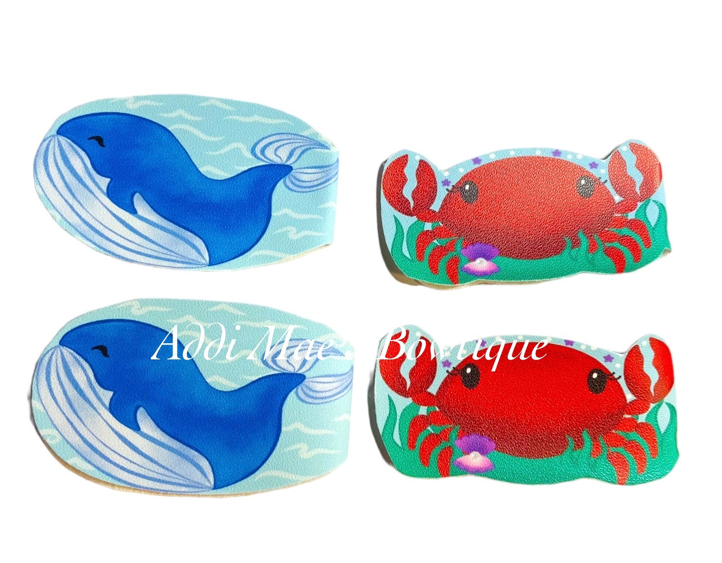 Beach Sea Animals Snap Clip Set