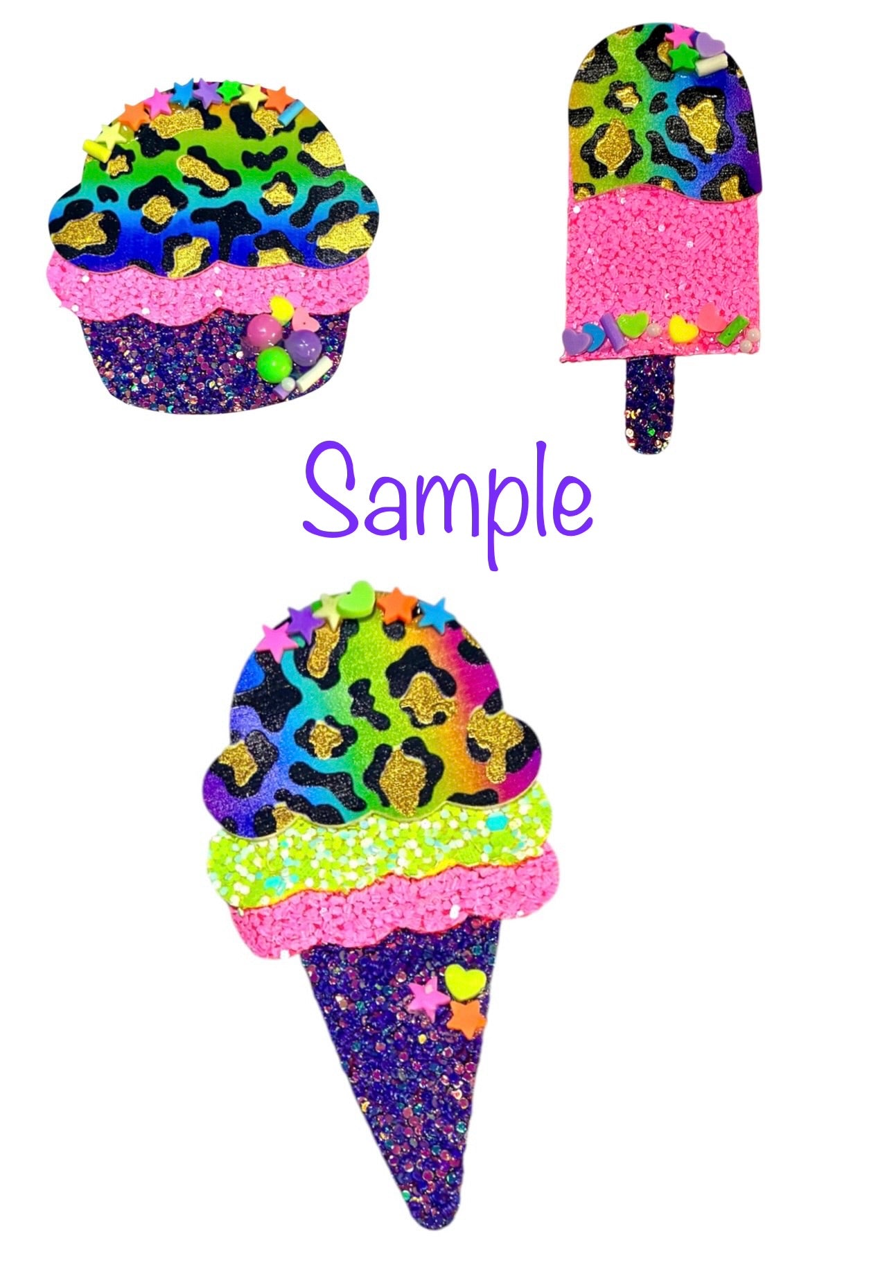 Ice Cream, Cupcake, Popsicle Clip Grab Bag~ Limited Time Sale!!