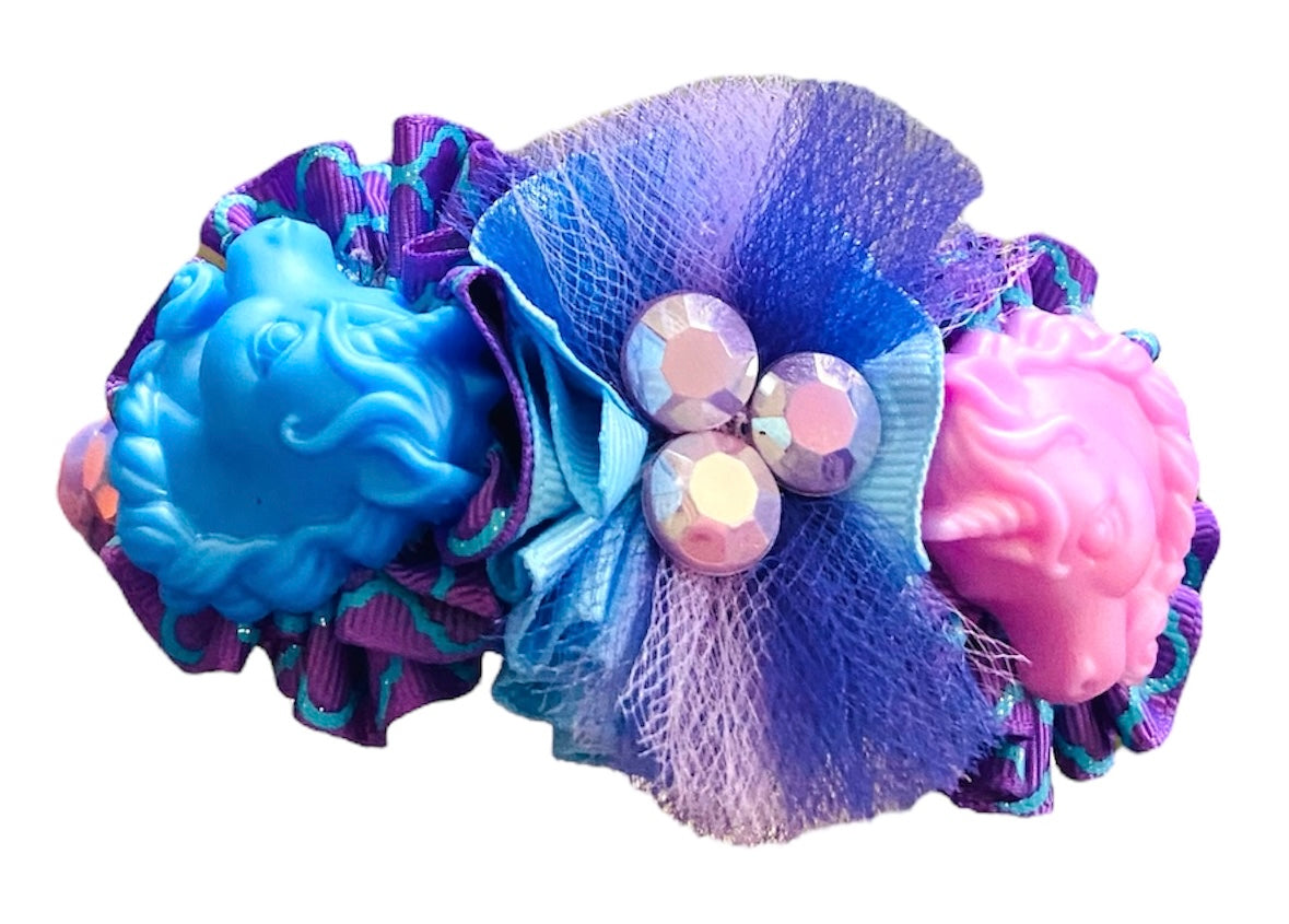 Unicorn Ruffle Ribbon Headband
