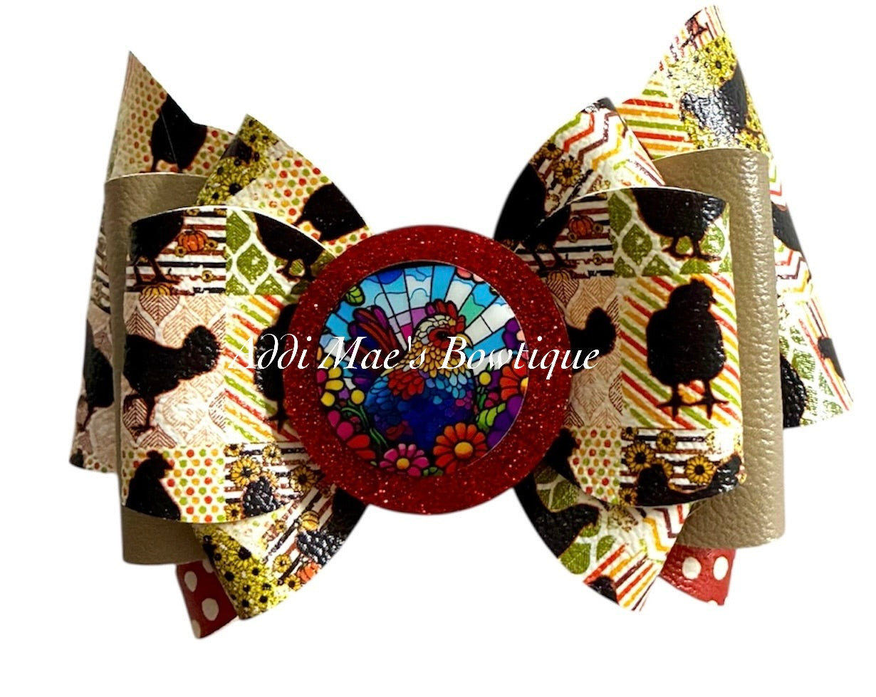 Fall Chickens Bow