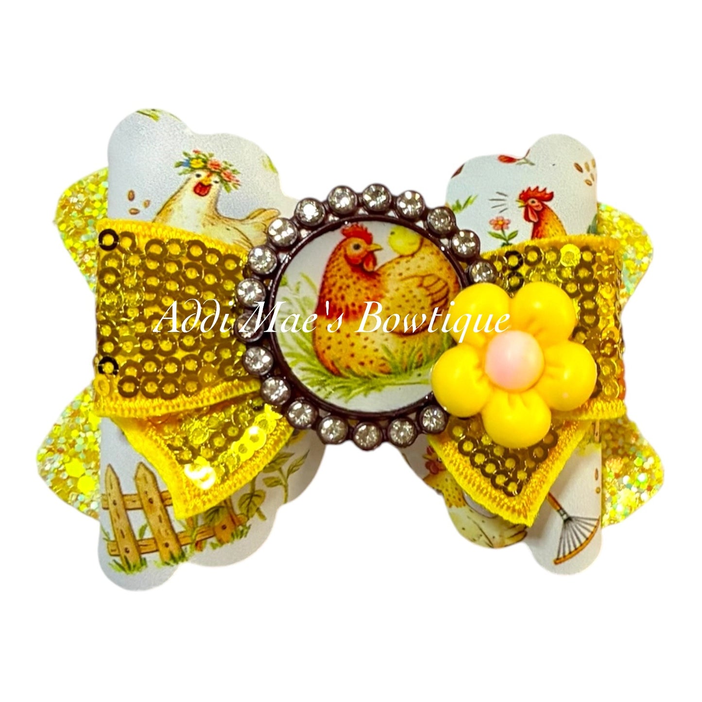 Farm Chickens Bow