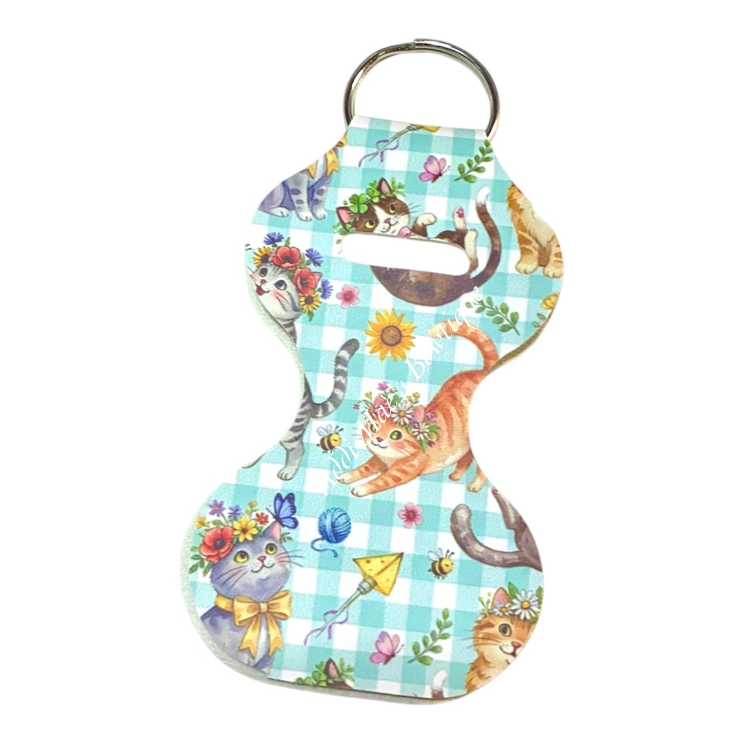 Kittens Chapstick Keychain