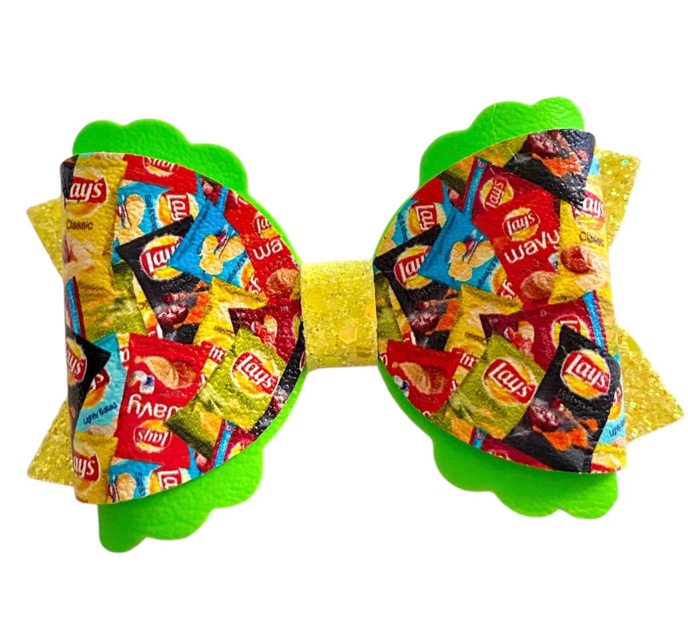 Chips Snack Time Bow