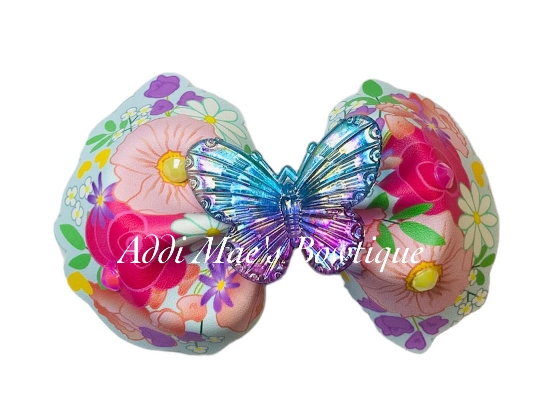 Spring Flowers 3” Bow