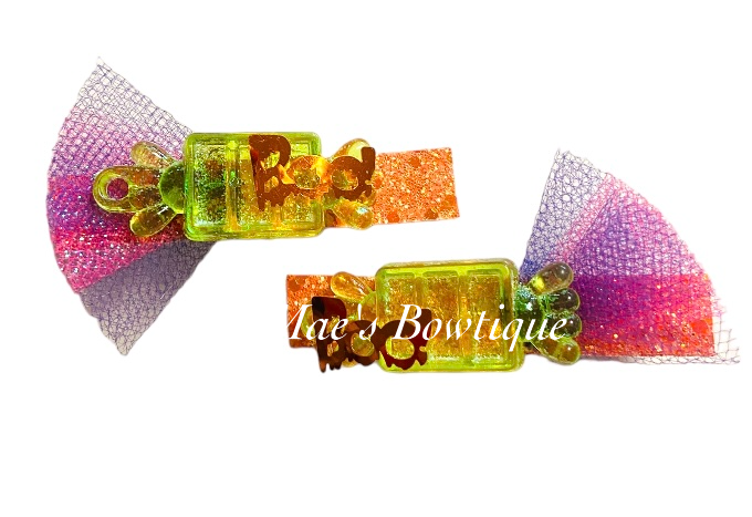 Halloween Candy Alligator Clip Set