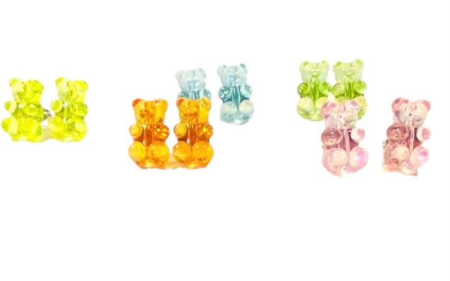 Gummy Bear 8mm Earring Studs