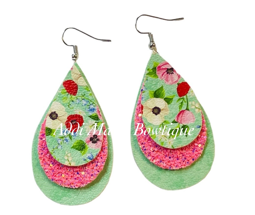 Spring Floral Earrings