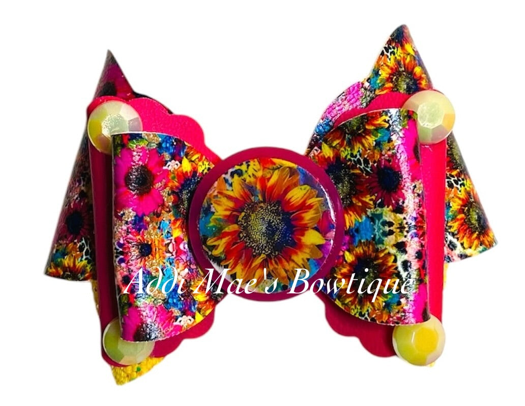 Western Sunflowers Bow