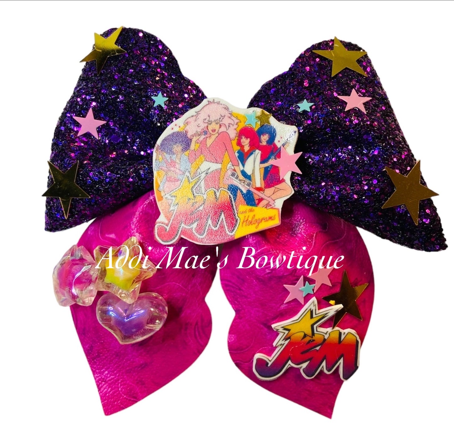 80s Cartoon Rockstar Bow