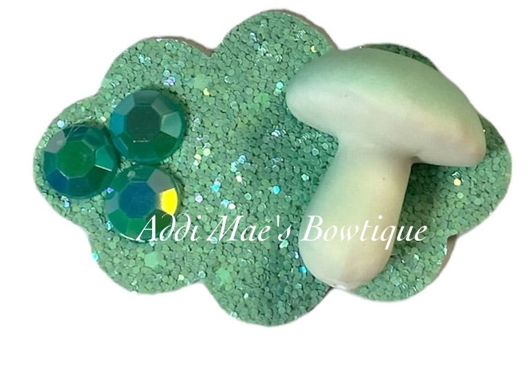 Pastel Mushroom Spring 3” Snap Clip